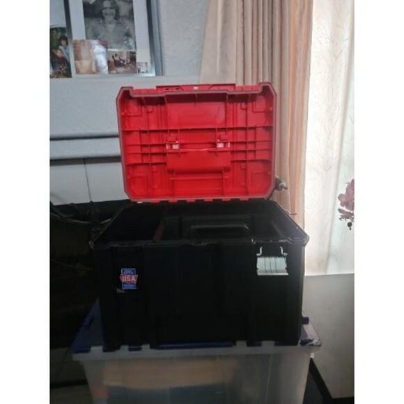 Deep Tool Box, Lockable, 17-in. - Picture 2 of 3